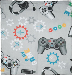 Poszewka na Poduszkę 40x40 Gamer Gamerska Pad Gry