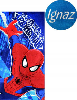 Ręcznik 70x140 Spiderman Spider Haft Imie z Haftem