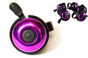 Dzwonek Rowerowy Alu Kands Kid 45mm Fioletowy