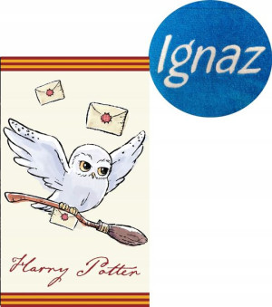 Ręcznik Do Przedszkola 30x50 Imię Haft Harry Potte
