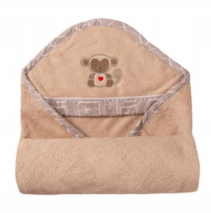 Okrycie Kąpielowe Bambusowe Bambus 100x100 Poncho
