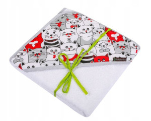 Okrycie Kąpielowe Bambusowe Bambus 100x100 Poncho