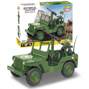 Klocki Cobi Samochód Willys Mb 1/4 Ton 4x4 Wojsko
