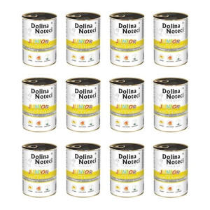Pakiet Dolina Noteci Premium Bogata w Żołądki z Kurczaka Junior 12 x 400 g
