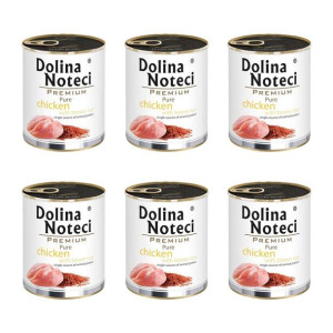Pakiet Dolina Noteci Premium Pure Kurczak z Ryżem 6 x 800 g
