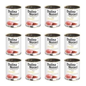 Pakiet Dolina Noteci Premium Pure Kurczak z Ryżem 12 x 800 g