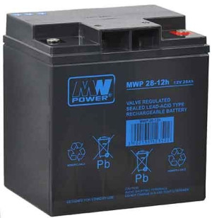 Akumulator Mw Power 12v 28ah Mwp 28-12h