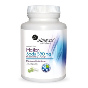 Maślan Sodu 550mg 100kaps "JELITA" Aliness