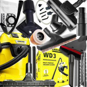 Odkurzacz Przemysłowy Karcher Wd 3 P Zestaw Gigant