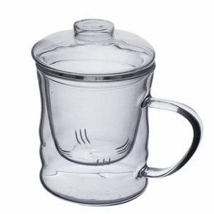 Kubek prosty 350 ml ze szklanym zaparzaczem Andrea