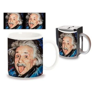 Kubek z nadrukiem Alberta Einsteina pojemność 470 ml