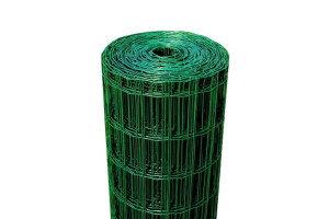 Siatka zgrzewana 75 mm x 50 mm / 1,20 m - rolka 20 m zielony