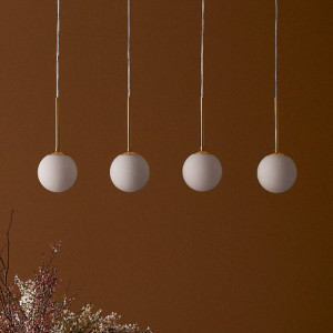 LAMPA wisząca LAMIA 11031405 Kaspa szklana OPRAWA modernistyczna ZWIS na li