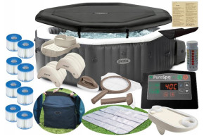 Intex 28458 spa jacuzzi 4 osób podgrzewacz Wi-Fi