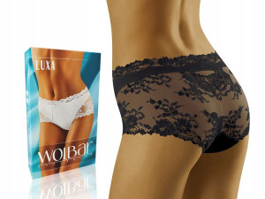 WOLBAR Luxa Seksowne Wysokie Figi Czarne XXL
