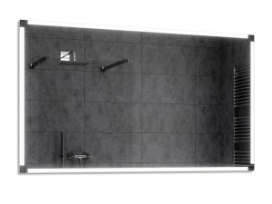 Lustro Podświetlane Led na ścianę 120x50cm Ryga