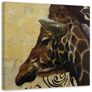 OBRAZ NA PŁÓTNIE Zebra Zwierzęta Natura 30x30