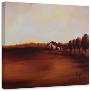 OBRAZ NA PŁÓTNIE Krajobraz Jesienny 50x50