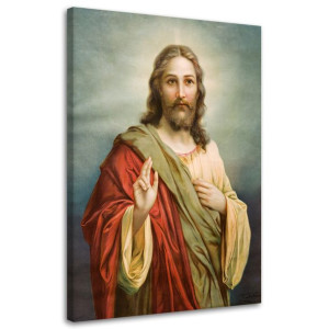 OBRAZ NA PŁÓTNIE RELIGIJNY Jezus Chrystus 40x60