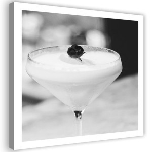 OBRAZ NA PŁÓTNIE Lampka Drink Koktajl 60x60