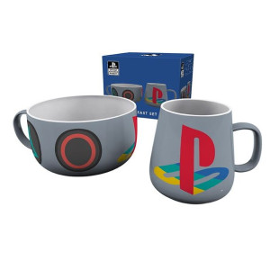 Zestaw śniadaniowy PlayStation - miska i kubek