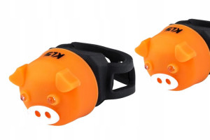Lampka Rowerowa Tylna Junior Kellys Piggy Orange