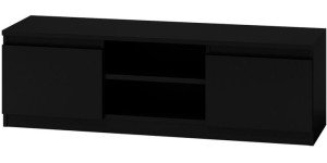Szafka stolik RTV  120CM czarny mat