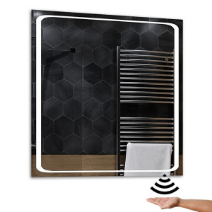 LUSTRO ŁAZIENKOWE LED z Sensorem Ruchu 80x80
