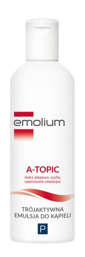 EMOLIUM A-TOPIC Trójaktywna emulsja do kąpieli 200ml