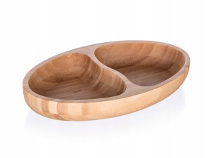 BAMBUSOWA MISA TALERZ salaterka na przekąski 24 cm