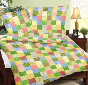 Pościel z kory 200x220 Paczłork 100% bawełna gruba na guziki