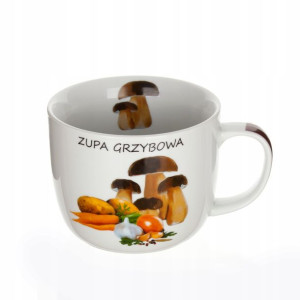 KUBEK miska na zupę DO ZUPY 730 ml GRZYBOWA