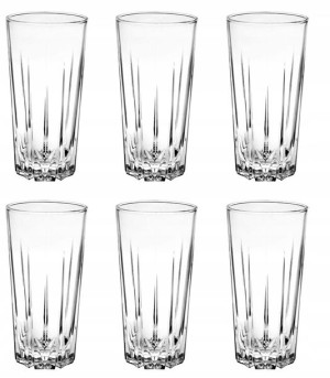 Komplet Wysokie Szklanki 6 X 330 Ml Pasabahce