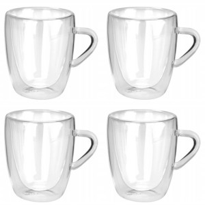 KUBEK szklanka filiżanka termiczna 4 x 280 ml ravi