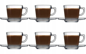 Komplet Kawowy 6 X 215 Ml Filiżanka Pasabahce