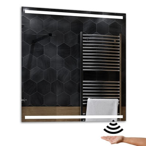LUSTRO LED DO ŁAZIENKI z Wł Czujnik Ruchu 70x70