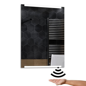 LUSTRO ŁAZIENKOWE LED na Światło na Ruch 50x80
