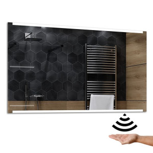 ŁAZIENKOWE LUSTRO LED na Światło na Ruch 80x60