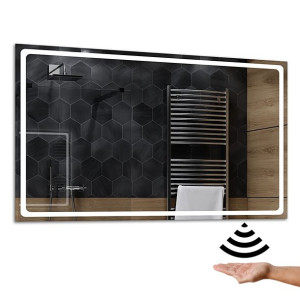 ŁAZIENKOWE LUSTRO LED na Światło na Ruch 80x60