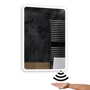 LUSTRO ŁAZIENKOWE LED na Światło na Ruch 70x80