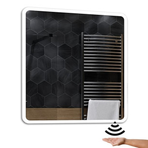 LUSTRO ŁAZIENKOWE LED z Włącznikiem Sensor 50x50