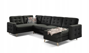 Narożnik Asgard U Asdu_25 Czerny 320 Cm-eltap