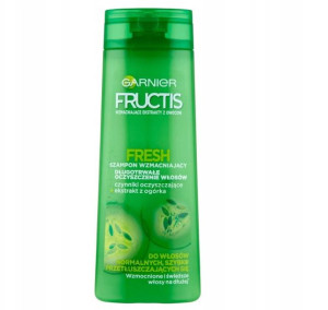 Garnier fructis fresh szampon WZMACNIAJĄCY z ekstraktem z ogórka 400ml