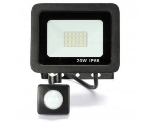 Lampa Naświetlacz Led Z Czujnikiem Ruchu 20w Premium