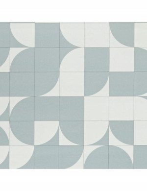 Wykładzina PCV linoleum Geometria Zielony 2m