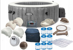 Intex 28440 spa jacuzzi 4 osoby podgrzewacz zagłówki