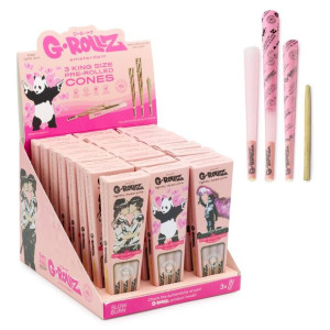 Bletki Cones G-Rollz z nadrukiem Banksy King Size 3 szt.