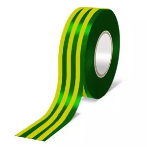 Dedra Taśma Elektroizolacyjna Pvc Żółto-zielona 33mx19mm 1szt/opak