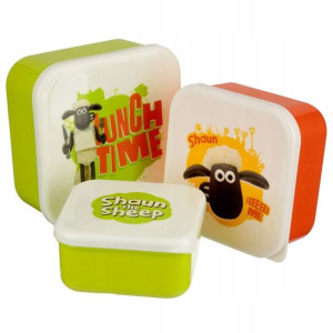 Baranek Shaun śniadaniówka lunchboxy 3szt