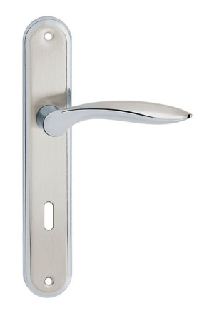 Klamka Drzwiowa Blanka 72mm Klucz Kolor Chrom
